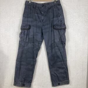 VTG Nautica Jeans Type N-3 Cargo Pants Men 34x32 (36x30) Y2K Camo Paratrooper
